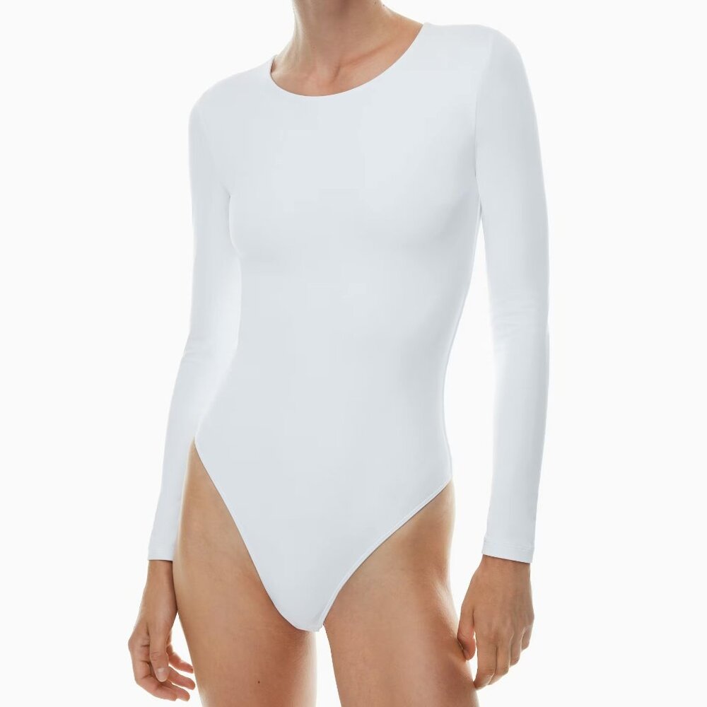 Aritzia Babaton Contour Crew Longsleeve Bodysuit